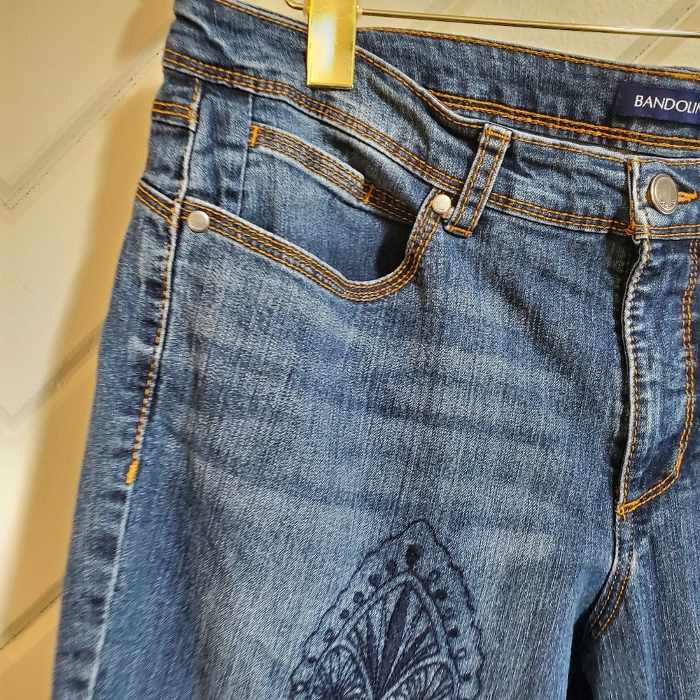 BANDALINO lisbeth Navy Embroidered Jeans - Picture 5 of 12